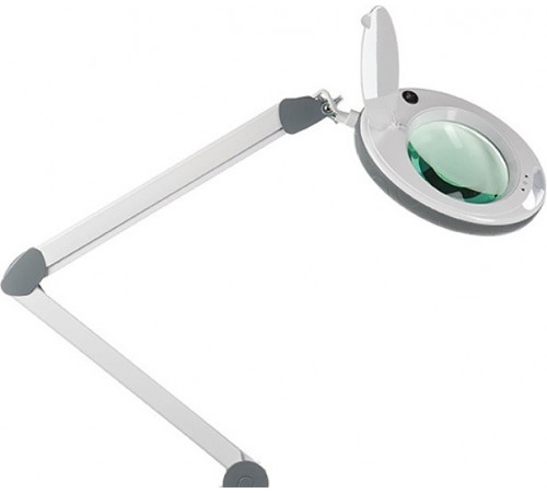 Лампа лупа ЛЛ-3 Атисмед на струбцине, косметологическая регулируемая