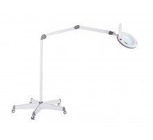 Лампа-лупа ЛЛ-5 на штативе, 5 режимов с регулировкой, на колесах
