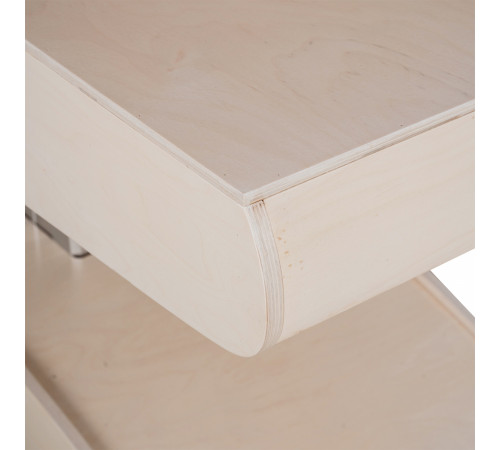 Косметологическая кушетка Аврора, светлый каркас, 3 мотора