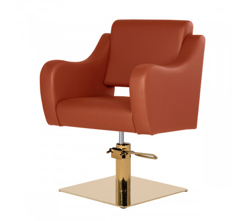 Парикмахерское кресло МД-24, основание чёрный круг