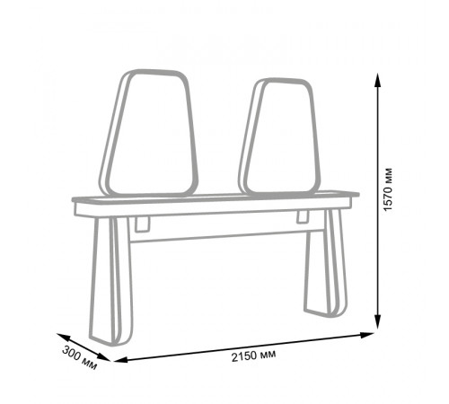 Парикмахерское зеркало Мирвуд
