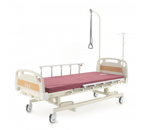 Кровать механическая E-31 (РМ-3014Н-02/Д-02/Д-03) (3 функции) с растоматом и полкой