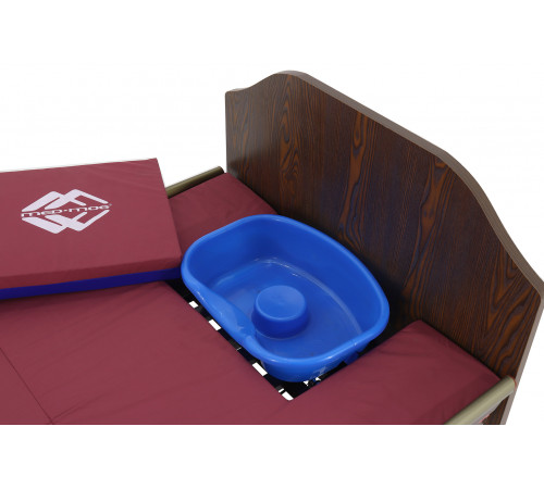 Кровать электрическая DB-11А (МЕ-5228Н-10) ЛДСП Венге с боковым переворачиванием, туалетным устройством и функцией «кардиокресло»