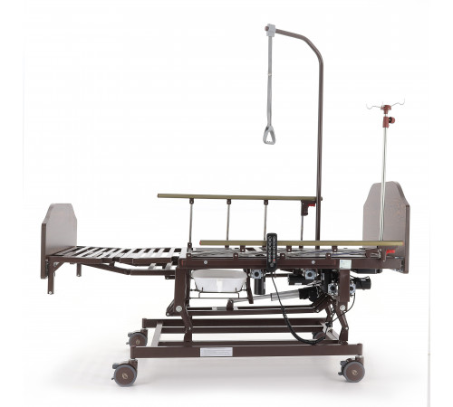 Кровать электрическая DB-11А (МЕ-5228Н-12) ЛДСП Венге с боковым переворачиванием, туалетным устройством и функцией «кардиокресло»