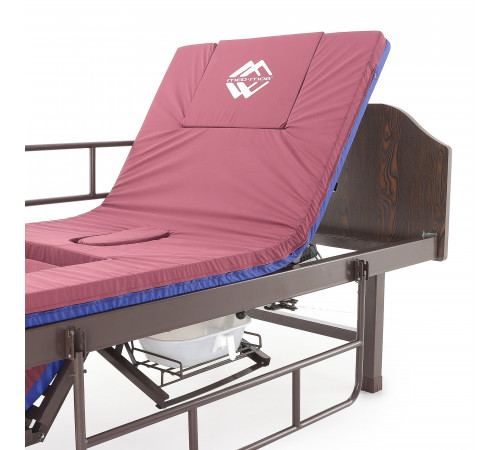 Кровать механическая с туалетным устройством и функцией «кардиокресло» Е-49 (MM-2120Н-10)