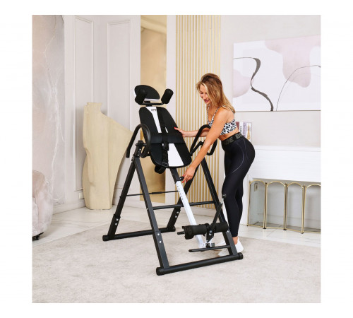 Инверсионный стол складной DFC STYLE чёрный, U-образный фиксатор