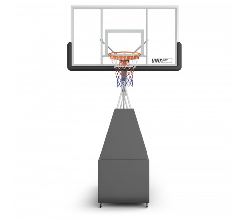 Баскетбольная стойка UNIX Line B-Stand-PC 72"x42" R45 H120-305 см