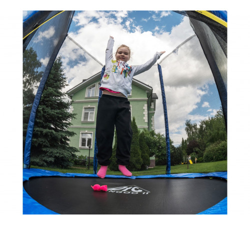 Батут DFC Trampoline Fitness с сеткой 12ft