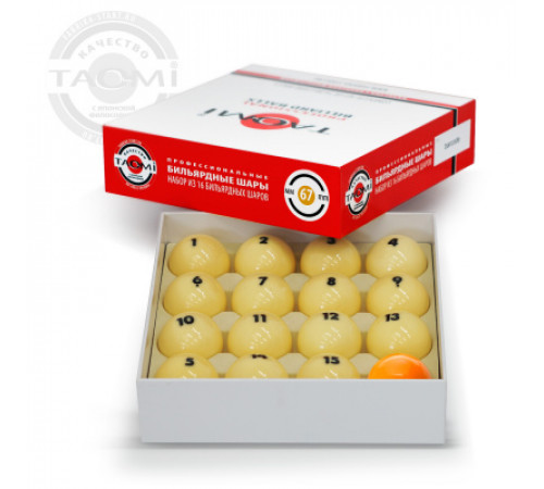 Шары TAO-MI PROFESSIONAL 67 мм Желтый биток