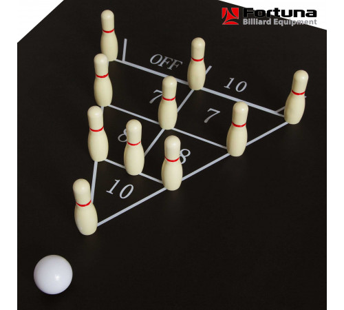 Бильярдный стол Fortuna Русская Пирамида 5фт 9 в 1 с комплектом аксессуаров