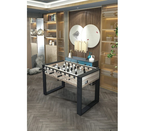 Настольный футбол (кикер) «Pride» (140х77х88, беленый дуб)