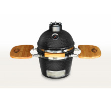 Керамический гриль-барбекю 12 дюймов (черный) (31см)