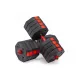 Гантели гексагональные разборные с грифом, 50 кг. (2 шт. х 25 кг.) VictoryFit VF-DН500