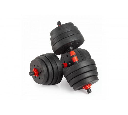 Гантели разборные с грифом, 25 кг. (2 шт. х 12,5 кг.) VictoryFit VF-DС250