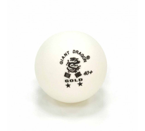 Мячи Dragon Training Gold 2* New (6 шт, бел.) в тубусе