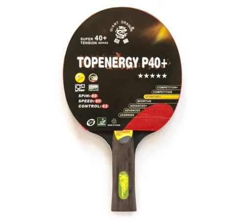 Теннисная ракетка Dragon Topenergy 5 Star New (анатомическая)
