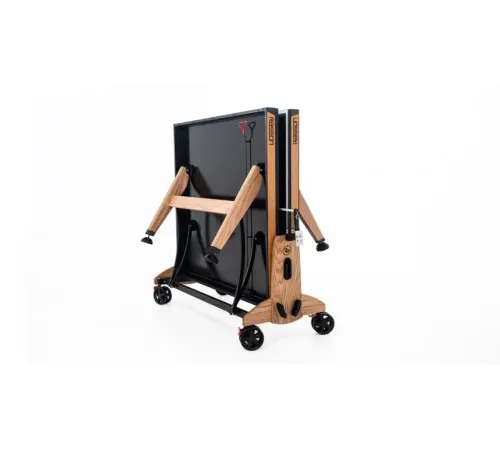 Теннисный стол складной для помещений "RASSON PREMIUM T03 Indoor" (274 х 152,5 х 76 см, натуральный дуб) с сеткой
