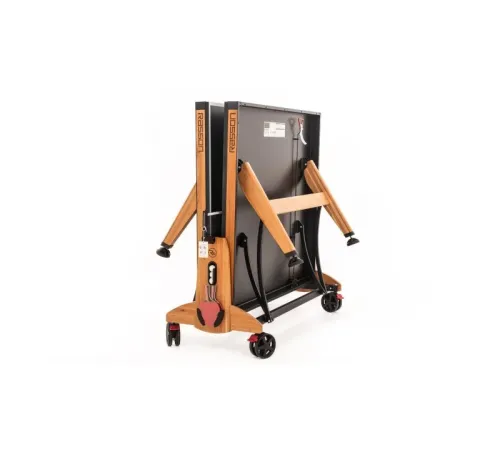 Теннисный стол складной для помещений "RASSON PREMIUM T03 Indoor" (274 х 152,5 х 76 см, натуральная вишня) с сеткой