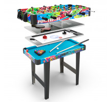 Игровой стол UNIX Line Трансформер 4 в 1 (86х43 cм)