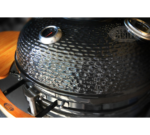 Керамический гриль-барбекю 22 дюйма (черный) (57см)