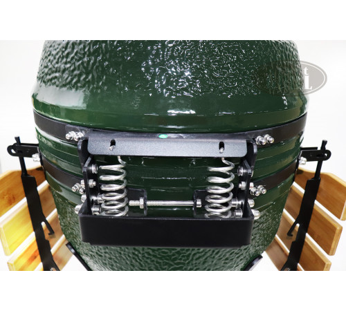 Керамический гриль-барбекю 22 дюйма (зеленый) (56 см)