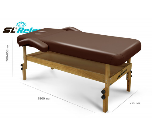 Массажный стол Relax Comfort-М коричневая кожа (№4)