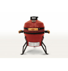 Керамический гриль-барбекю 13 дюймов (красный) (33 см)
