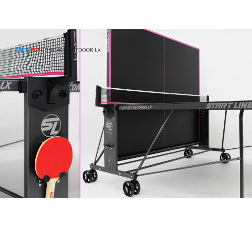 Теннисный стол Compact-2 LX Всепогодный Black