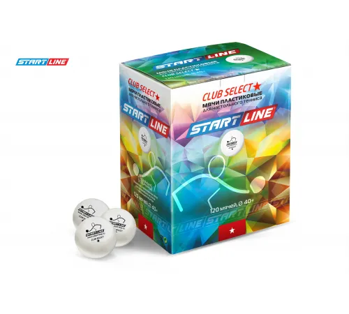 Мячи Start line Club Select 1* New (120 шт, бел.)
