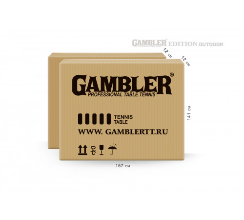 Всепогодный премиальный теннисный стол EDITION Outdoor green с зеленой столешницей