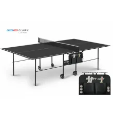 Теннисный стол Start Line Olympic с сеткой Black