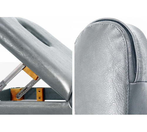 Массажный стол Relax Comfort серая кожа (№4)