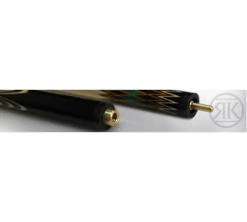 Кий Алмаз, черный граб/белый граб/ясень, 5-запилов, 2PC