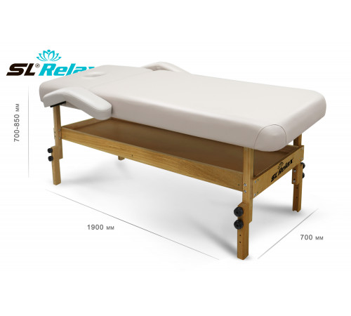 Массажный стол Relax Comfort-М бежевая кожа (№6)